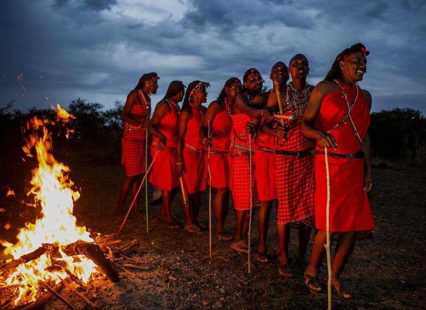 frican safari in Kenya - Maasai