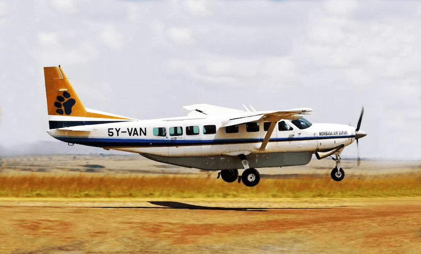 Flying from Nairobi to Masai Mara