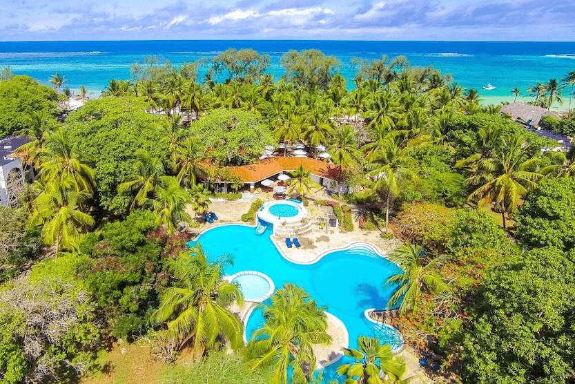A view of Diani Sea Resort
