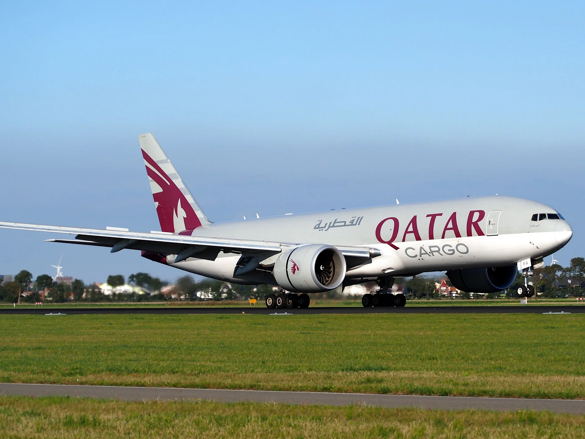 Qatar airways - flies to S. Africa from India