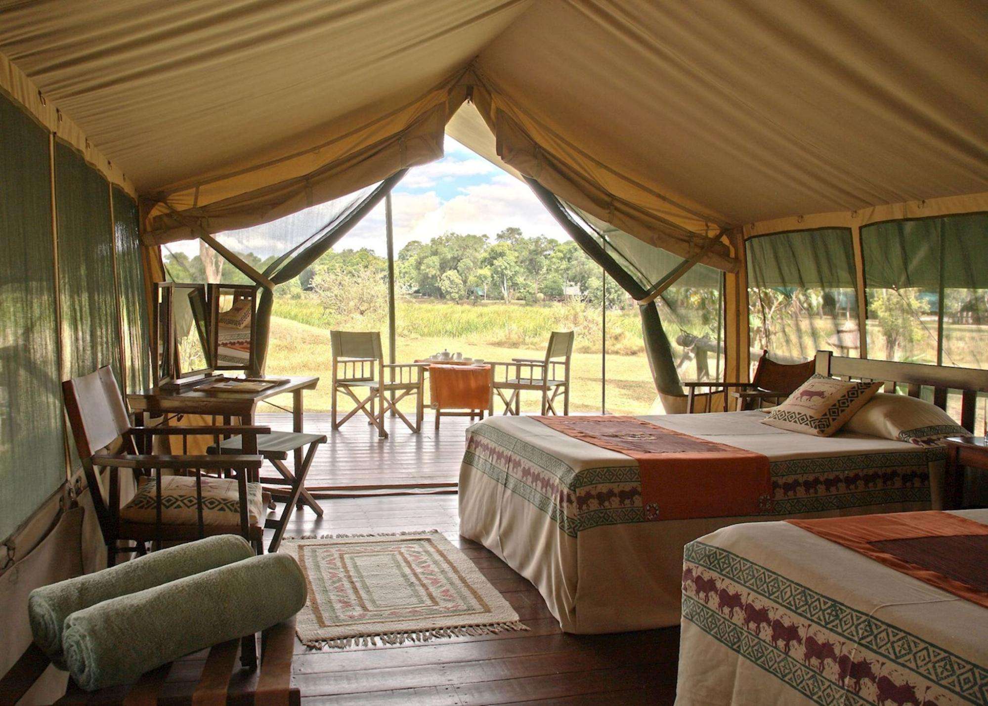 beds at Little Governors' Camp