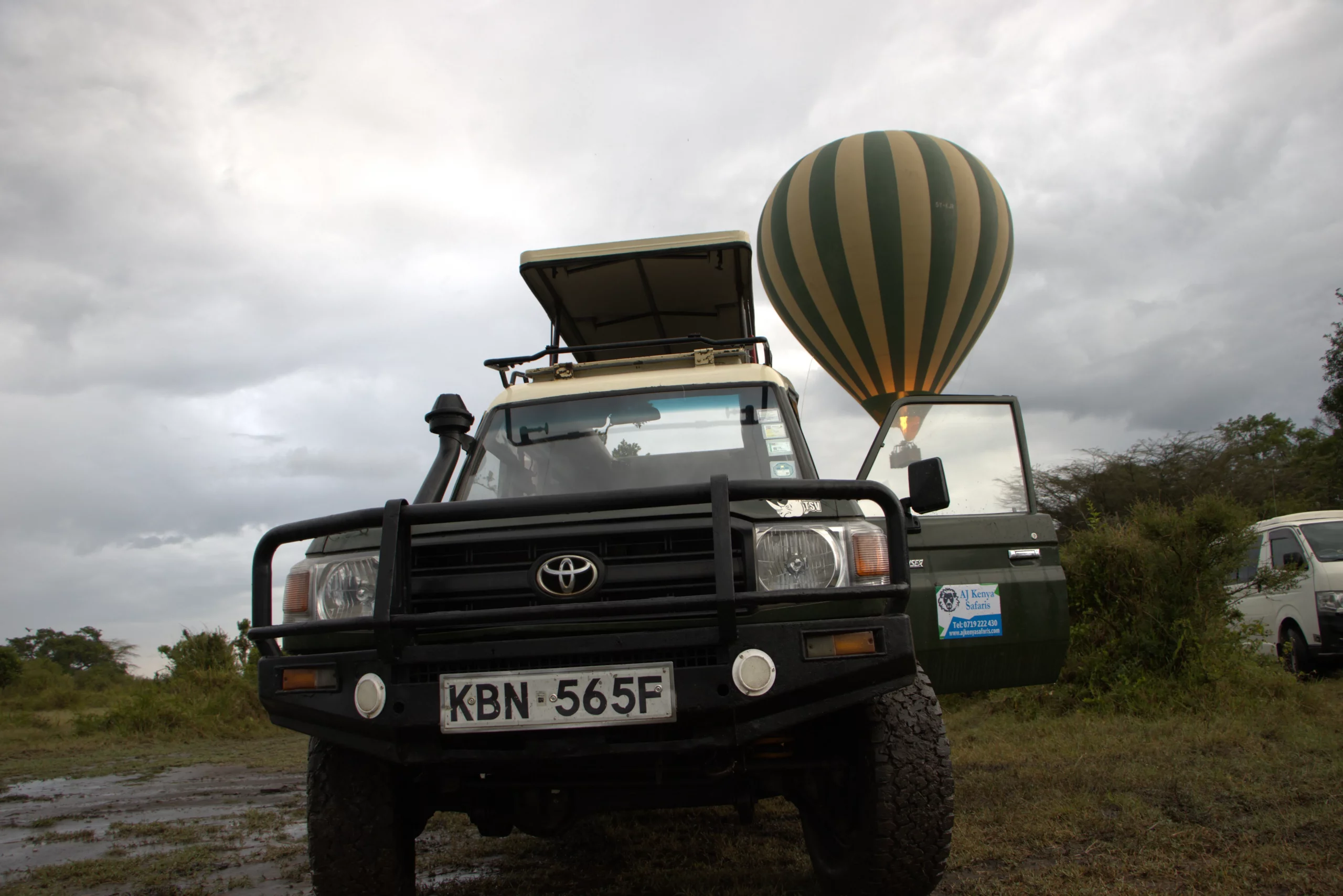 Hot air balloon at Masai Mara