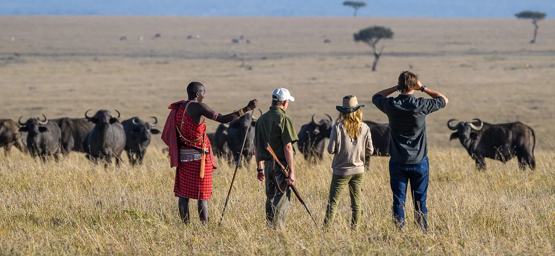 walking safari at Masai Mara