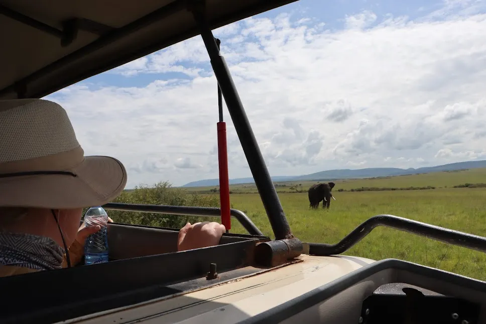 Guest at masai mara